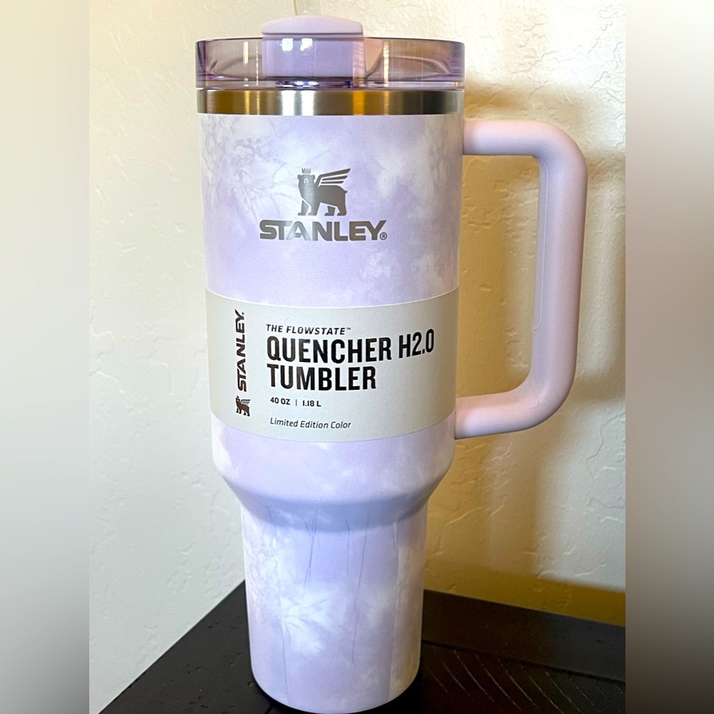 Stanley Quencher 40oz with Custom Dyed Lid NWT